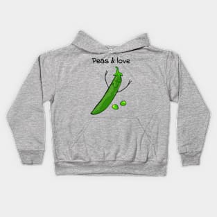 Peas and love Kids Hoodie